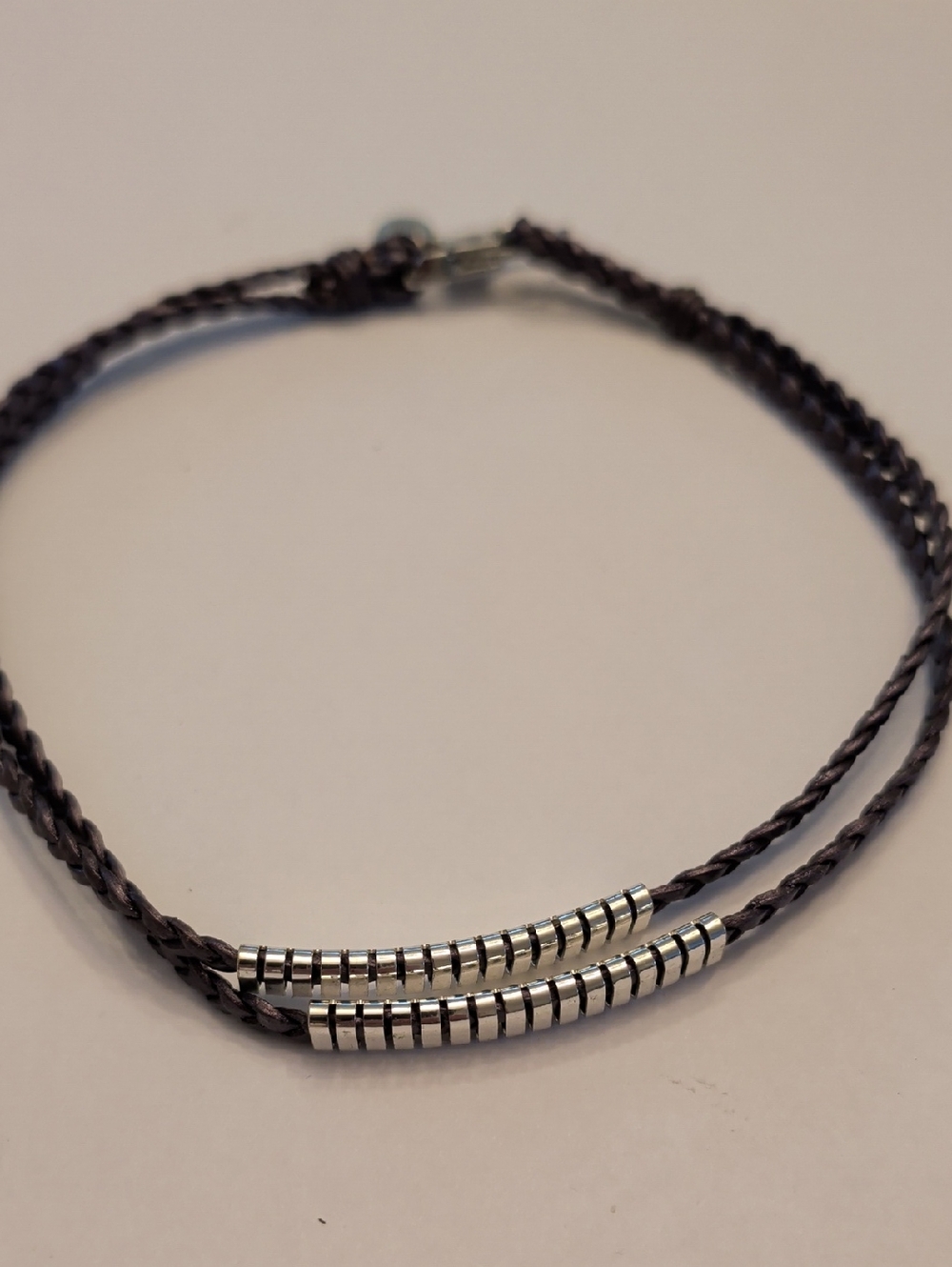 Lizzy James Braided Necklace with Silver Tone Accent